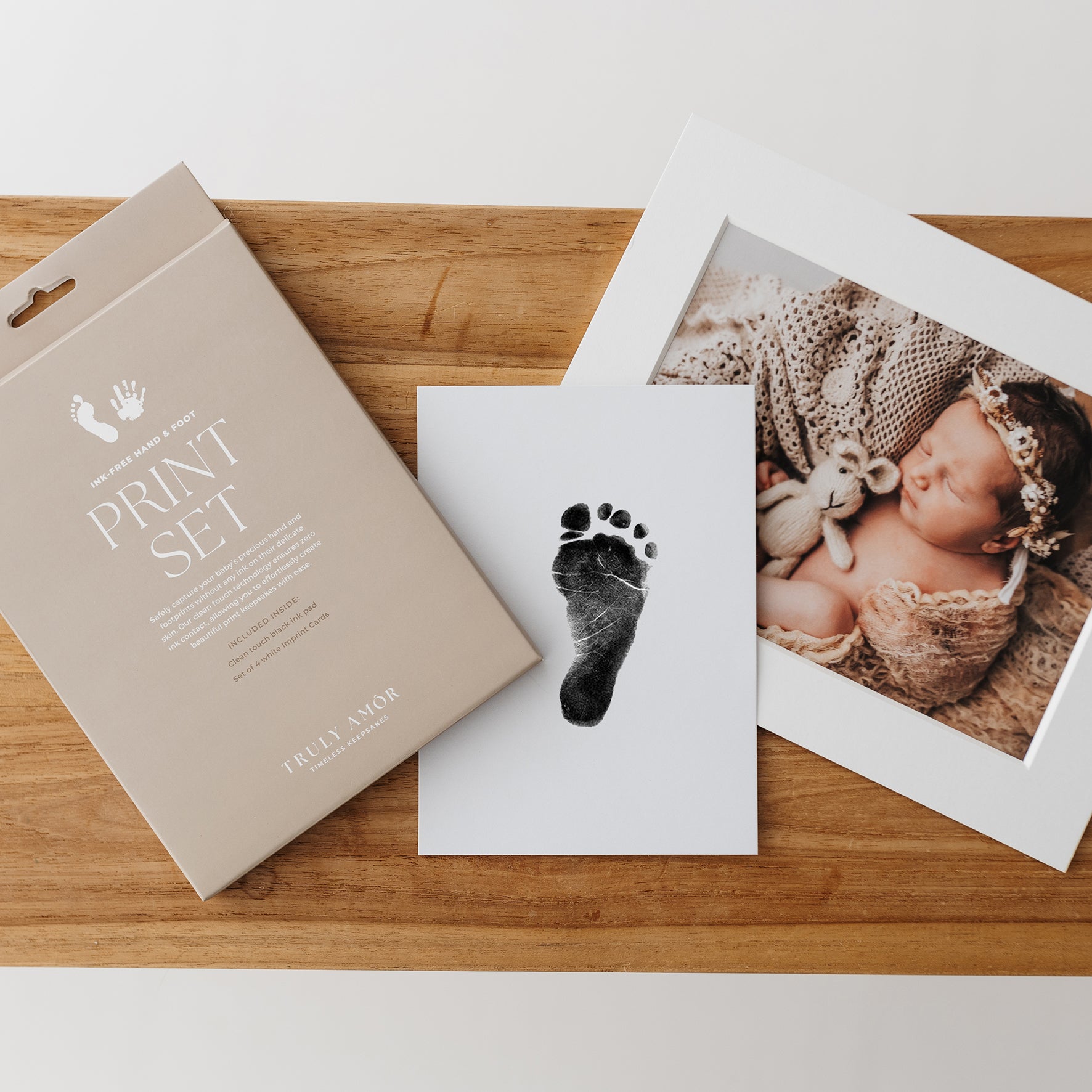 Ink-Free Baby Hand and Footprint Set