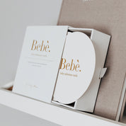 Bebé Baby Milestone Cards on Shelf