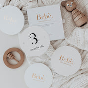 Bebé Baby Milestone Cards Lifestyle Shot