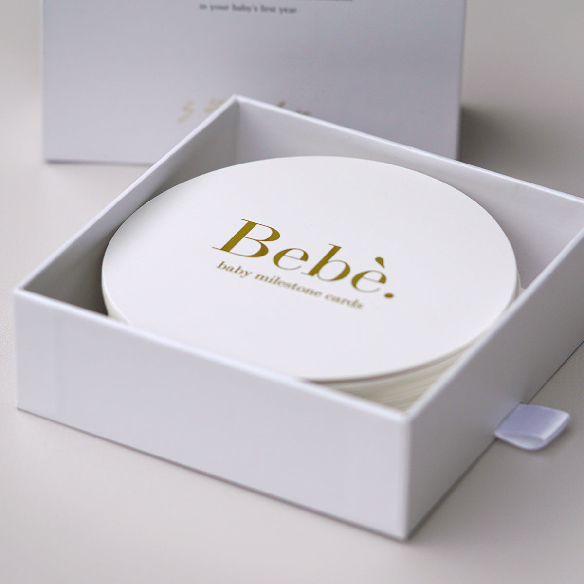 Gorgeous Baby Milestone Cards in Keepsake Box