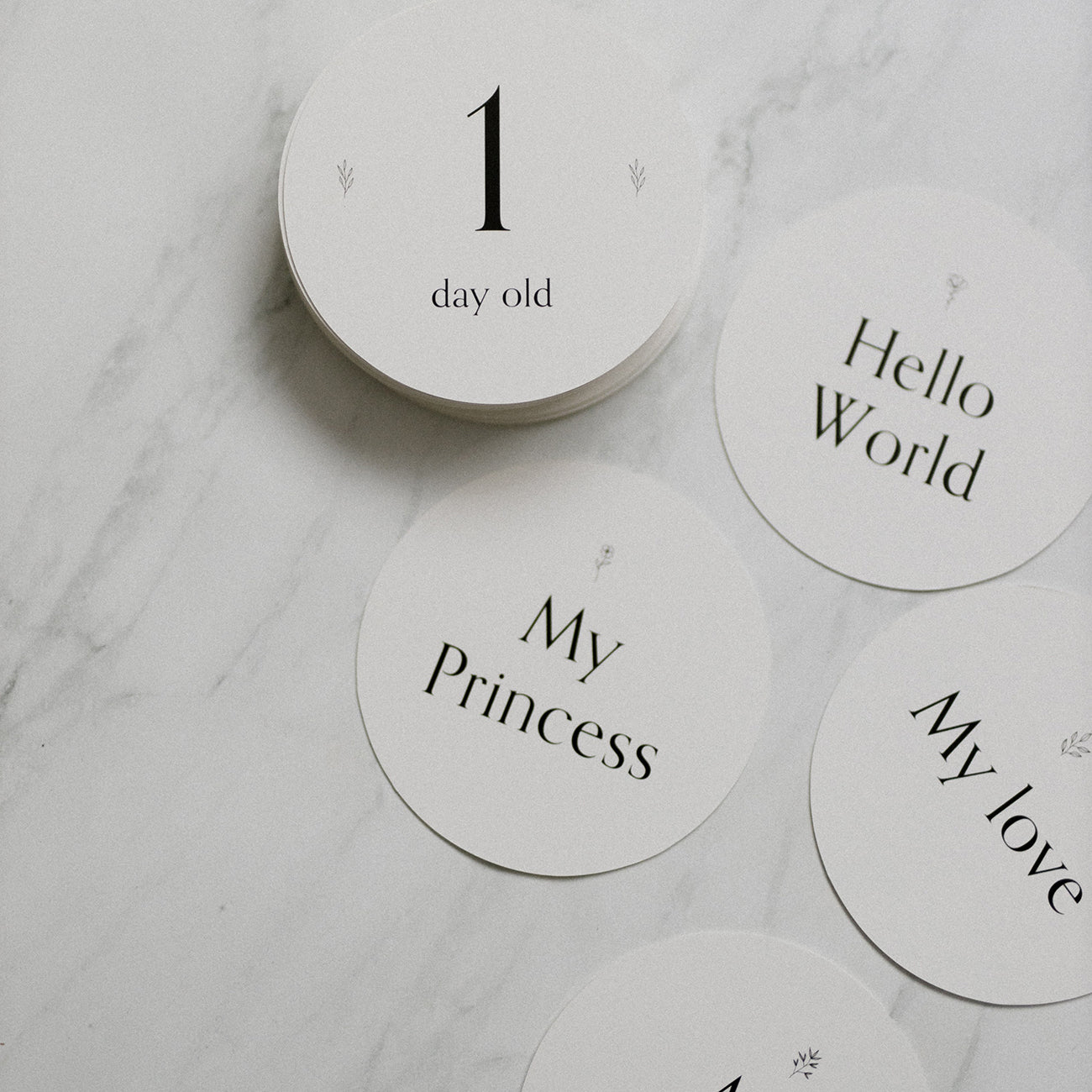 Baby Milestone Cards