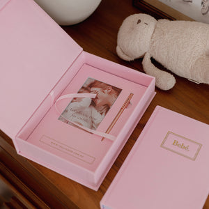 Bebé Baby Book With Keepsake Box And Pen