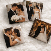 Photo magnets wedding 4 set