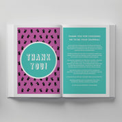 truly amor kids journal thank you page