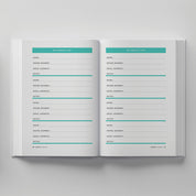 truly amor kids journal contents page