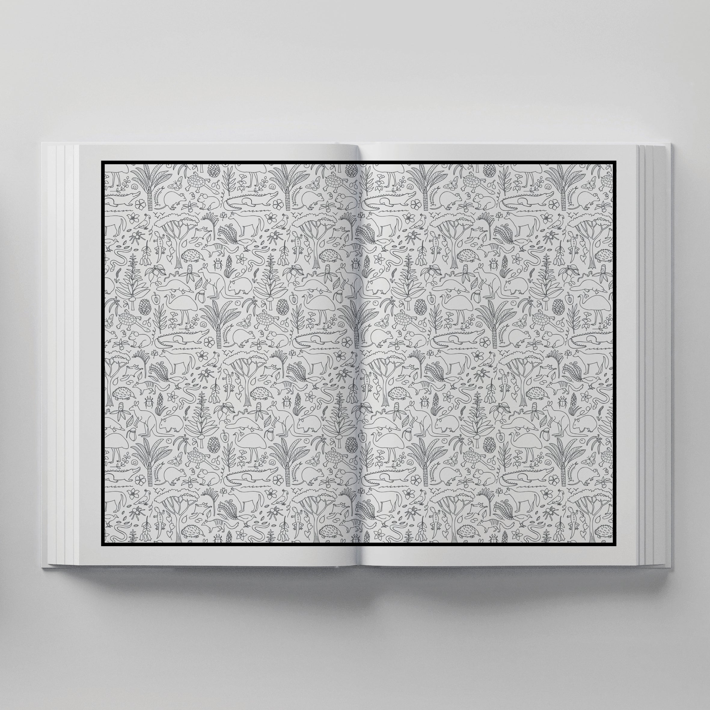 truly amor kids journal colour in page