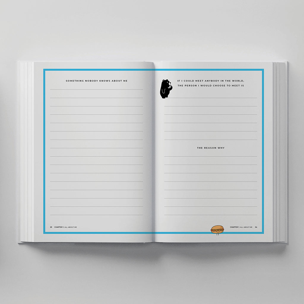 truly amor kids journal questions page