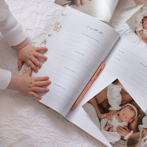 Bebé Baby Book With Keepsake Box And Pen